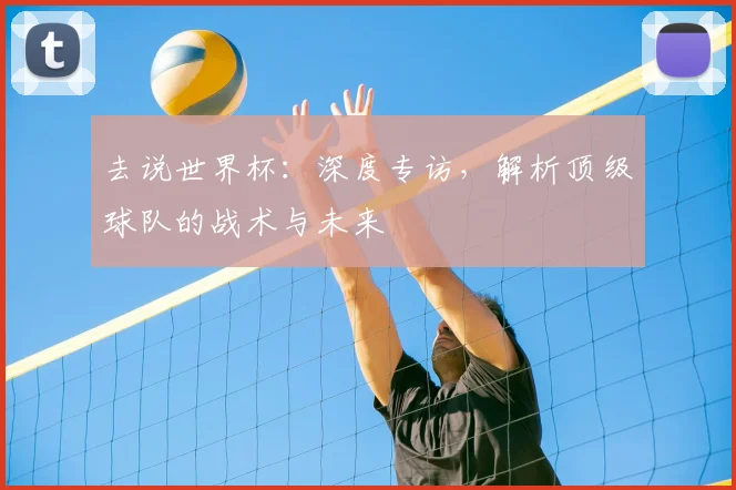 去说世界杯：深度专访，解析顶级球队的战术与未来
